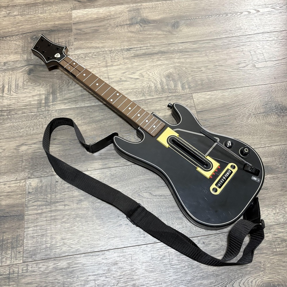 Guitar Hero Wireless Guitar Controller Activision Black No Dongle Untested